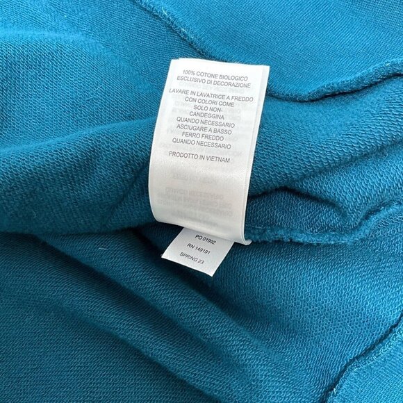 NWT Topo Designs Dirt Hoodie Pond Blue Size XL *LOGO* Pullover Organic Cotton - Picture 10 of 10